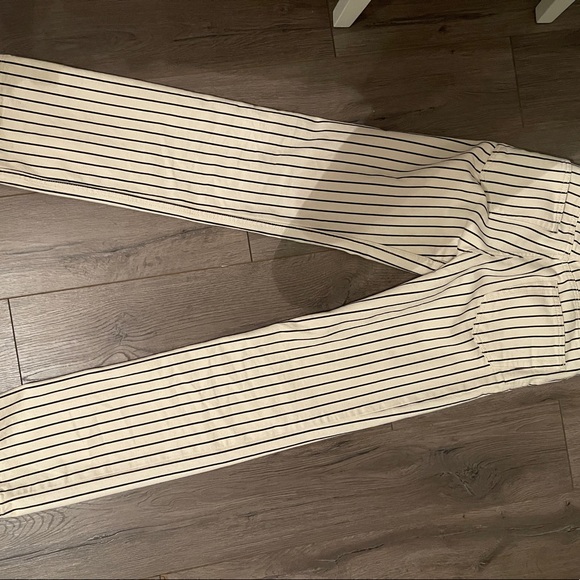 SOLD Pull&bear striped straight leg trousers / jeans - Picture 7 of 9